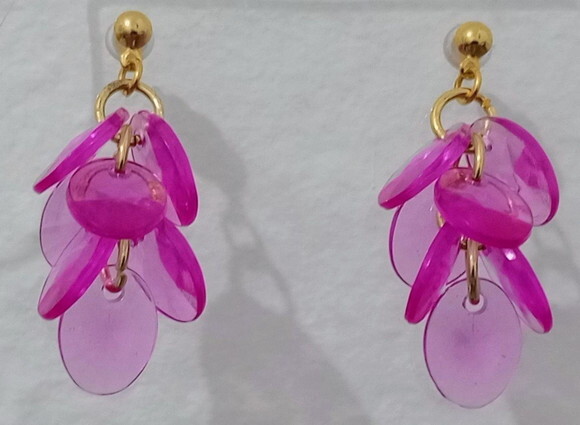 Brinco Lentilhas Pink