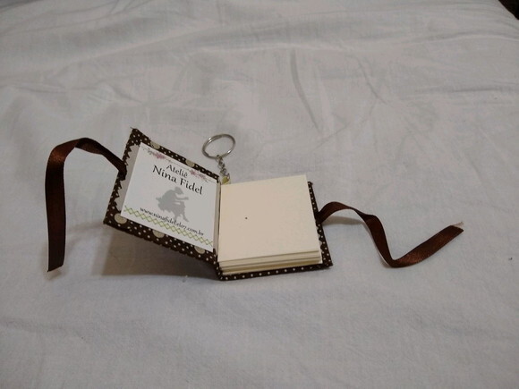Chaveiro Mini Agenda