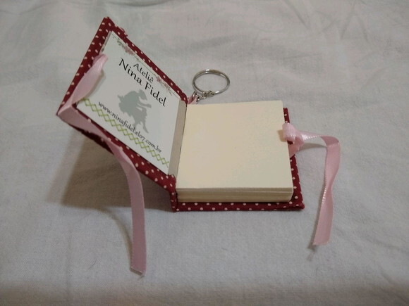 Chaveiro Mini Agenda