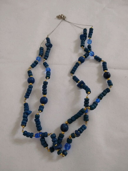 Colar Tortinho Azul Royal