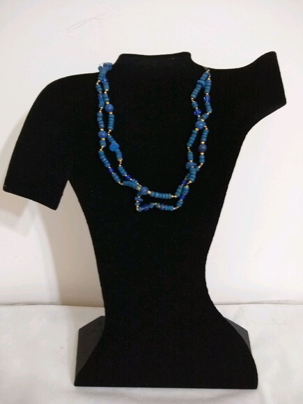 Colar Tortinho Azul Royal