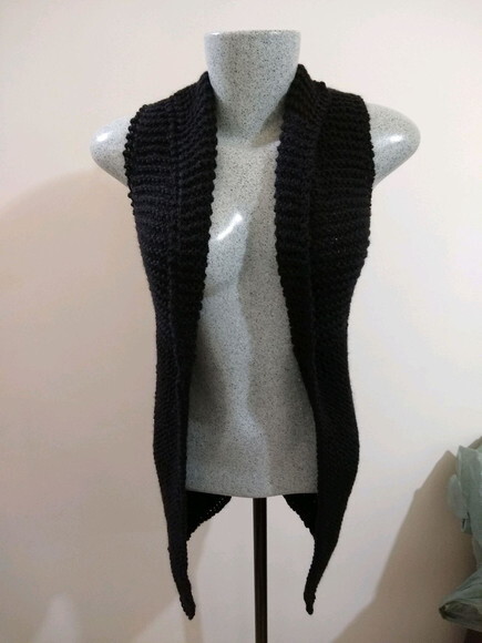 Colete em Tricô Plus Size Tam P
