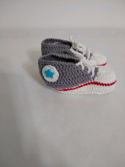 Tênis em crochê