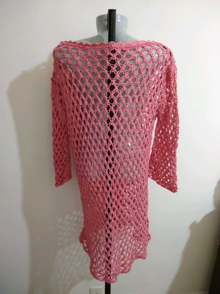 Túnica de Linha em Tricô