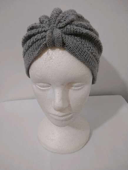 Turbante em tricô