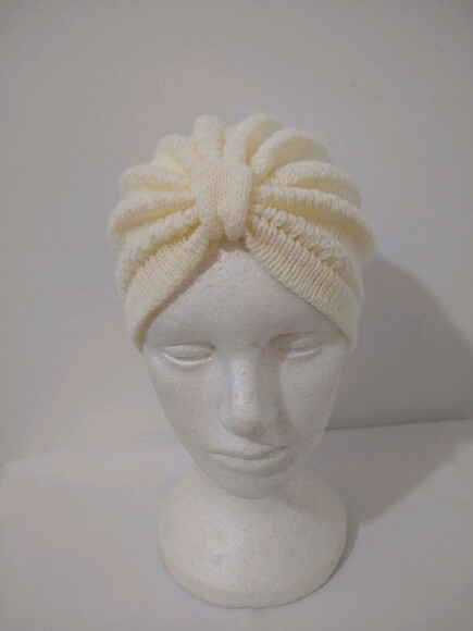 Turbante em tricô