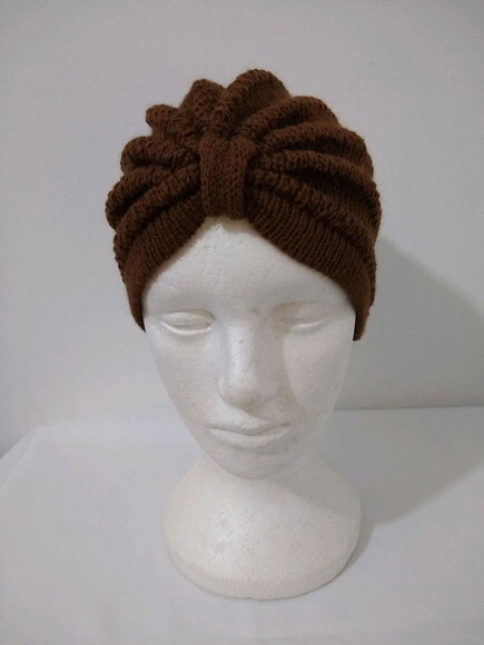 Turbante em tricô