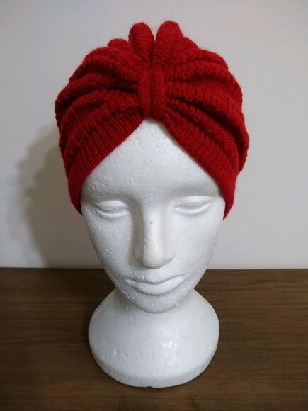 Turbante em tricô