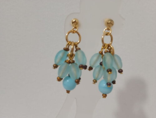 Brinco Cachos Azul