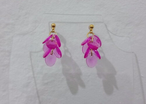 Brinco Lentilhas Pink