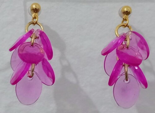 Brinco Lentilhas Pink