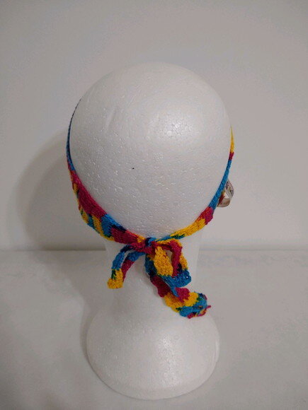 Faixa larga de crochê