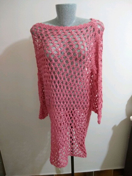 Túnica de Linha em Tricô