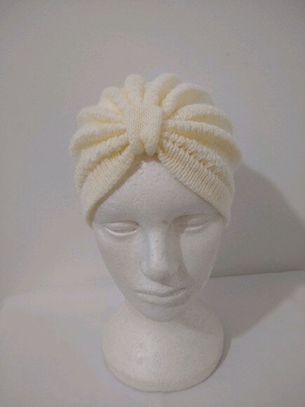 Turbante em tricô