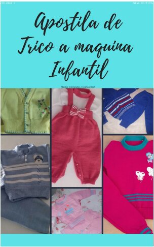 Apostila tricô a maquina infantil