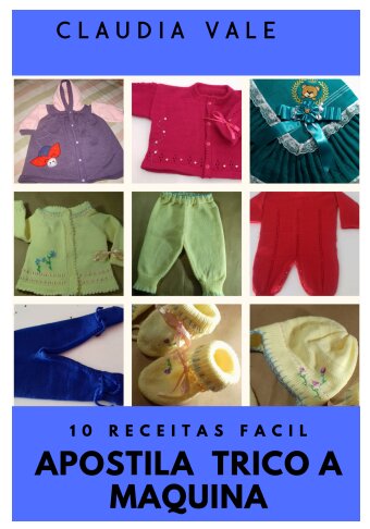 apostila tricô a maquina bebe