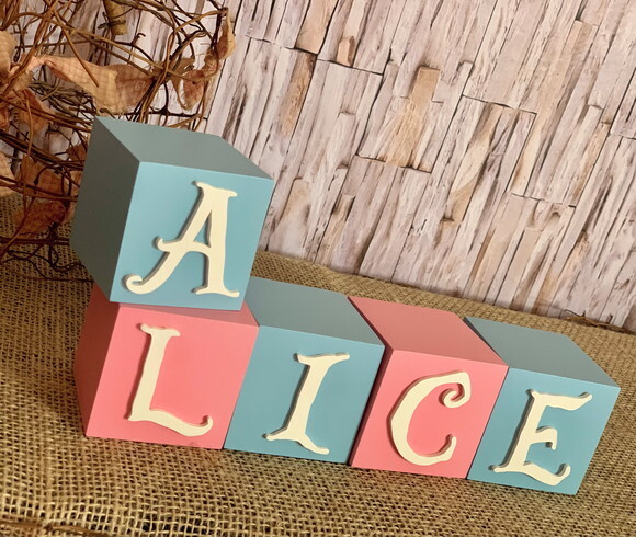 Alice no País das Maravilhas 6x6cm Cubos