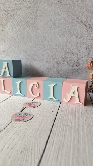 Alice no País das Maravilhas 6x6cm Cubos