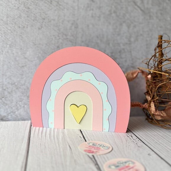 Arco Íris de Mesa Boho Decoração Bebê