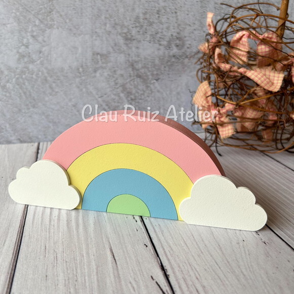 Arco Íris de Mesa Decoração Bebê