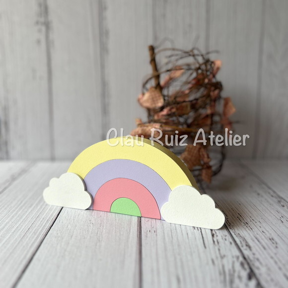 Arco Íris de Mesa Decoração Bebê