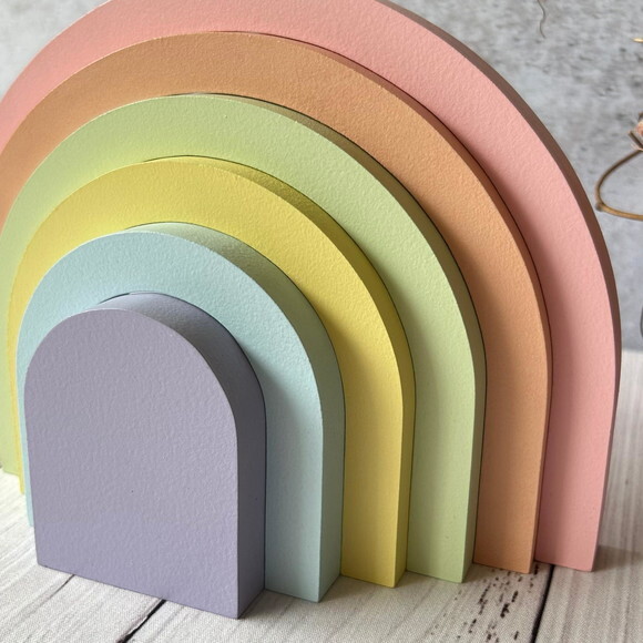 Arco Íris de Mesa Escandinavo - Decoração Bebê