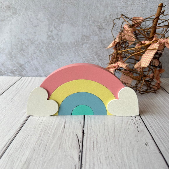 Arco Íris de Mesa Decoração Bebê Chuva de Amor