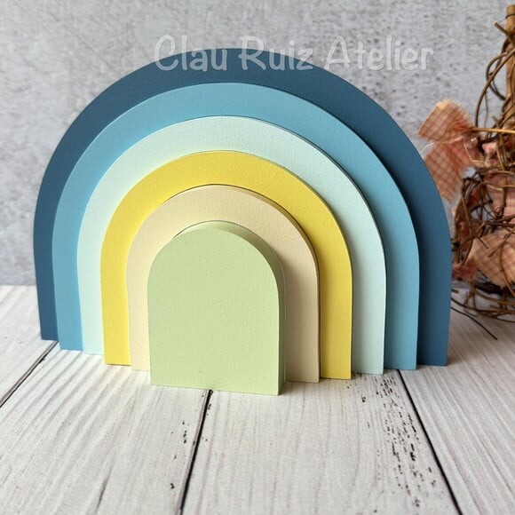 Arco Íris de Mesa Escandinavo - Decoração Bebê