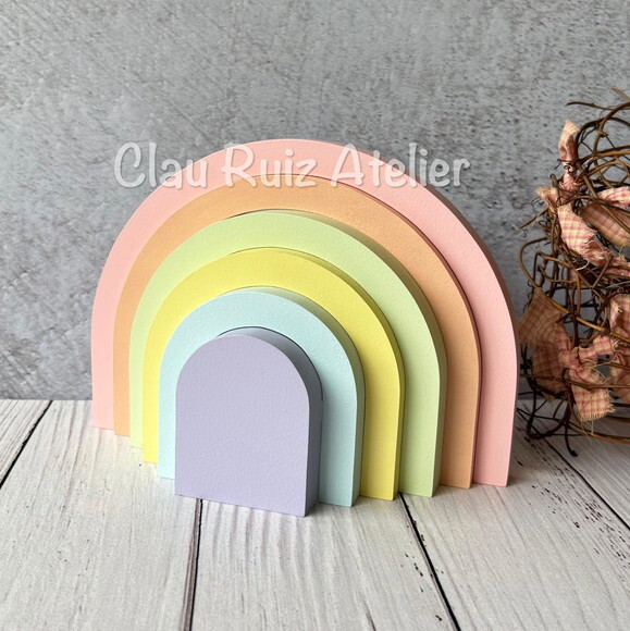 Arco Íris de Mesa Escandinavo - Decoração Bebê