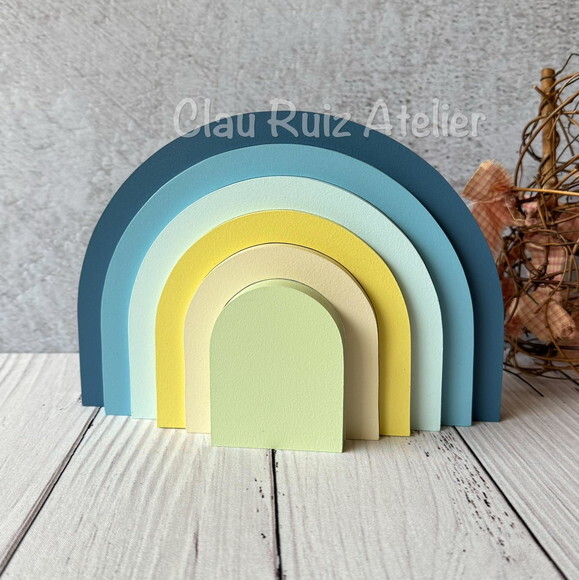 Arco Íris de Mesa Escandinavo - Decoração Bebê