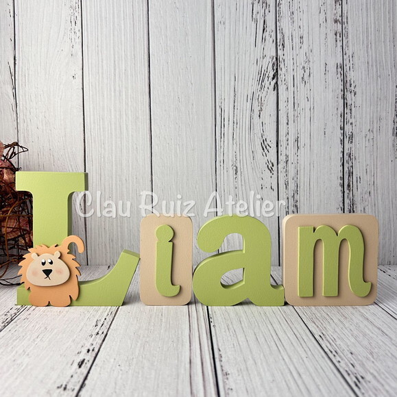 Blocos Leãozinho - Decoração de Quarto de Bebê Safari