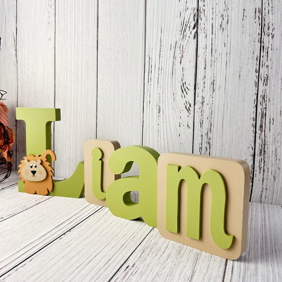 Blocos Leãozinho - Decoração de Quarto de Bebê Safari