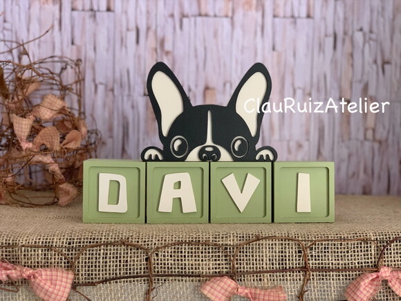 Cachorrinho + Cubos Ts 6x6cm
