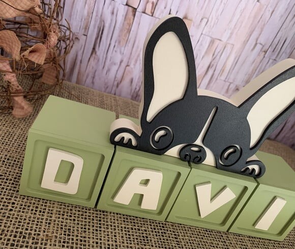 Cachorrinho + Cubos Ts 6x6cm