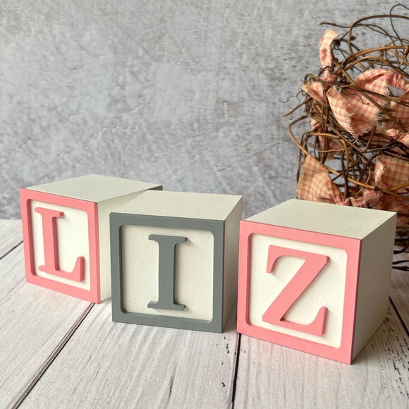 Candy Colors - Cubos 6x6 Decoração Bebê - Cubos Ts