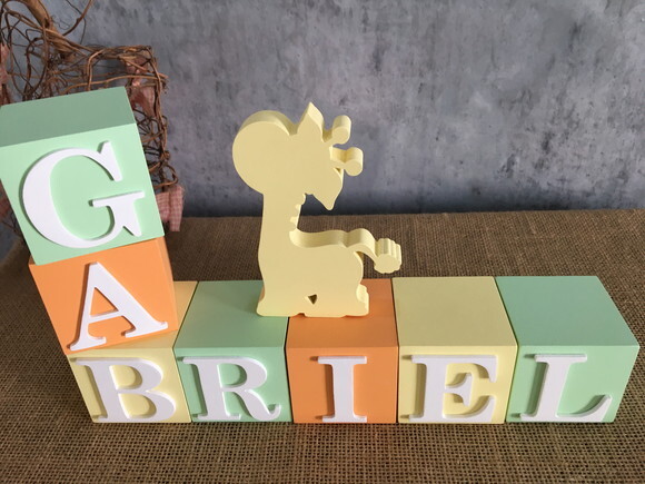 CANDY COLORS - Cubos 6x6cm + GIRAFA