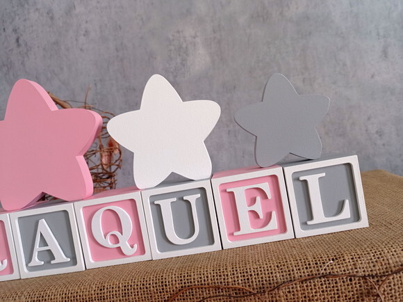 CANDY COLORS - Cubos 6x6cm + TRIO DE ESTRELAS
