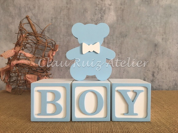 Candy Colors - Cubos 6x6cm + Urso