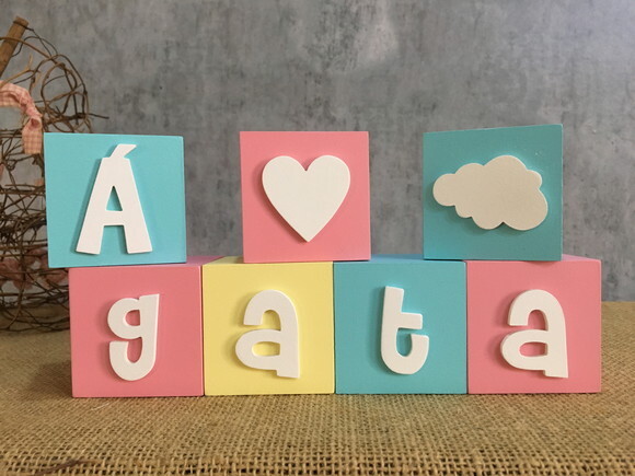 Candy Colors - Cubos 6x6cm Cute