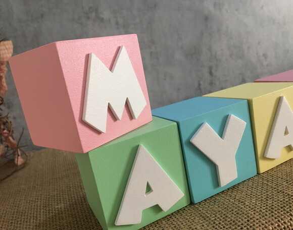 Candy Colors - Cubos 6x6cm Coração