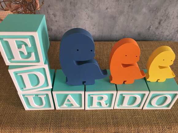 CANDY COLORS - Cubos 6x6cm DINOSSAUROS