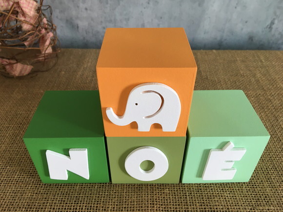 CANDY COLORS - Cubos 6x6cm ELEFANTE