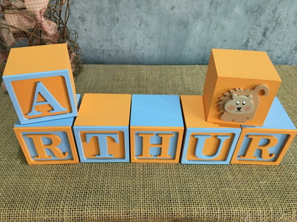 Candy Colors - Cubos 6x6cm Leão