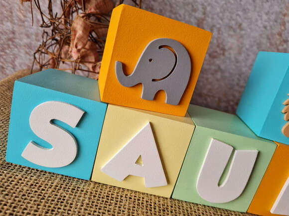 Candy Colors - Cubos 6x6cm Safari