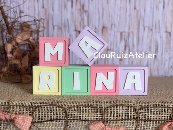 Candy Colors - Cubos 6x6cm Ts