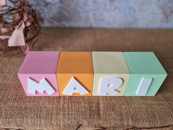Candy Colors - Cubos 6x6cm Ts