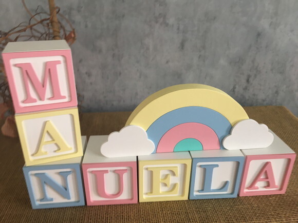 CANDY COLORS - Cubos 6x6cm TS + ARCO ÍRIS