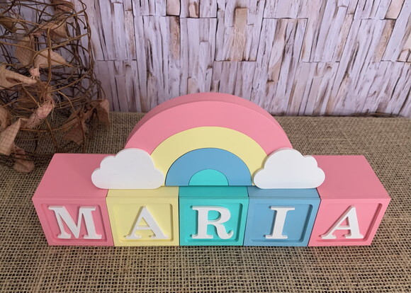 Candy Colors - Cubos 6x6cm Ts + Arco Íris.
