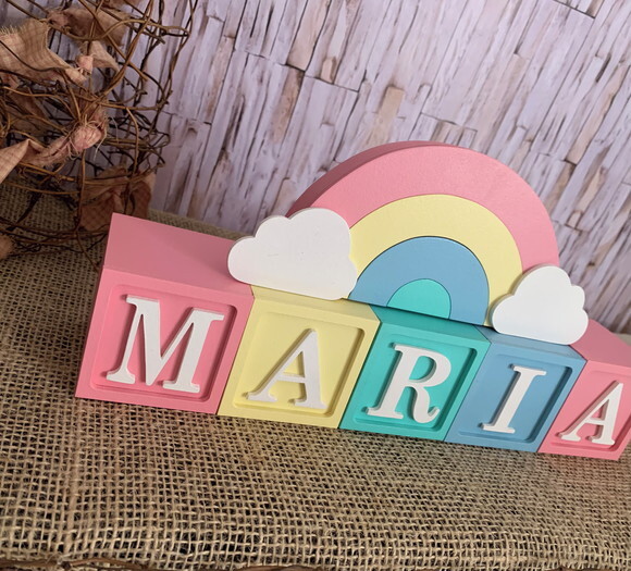 Candy Colors - Cubos 6x6cm Ts + Arco Íris.