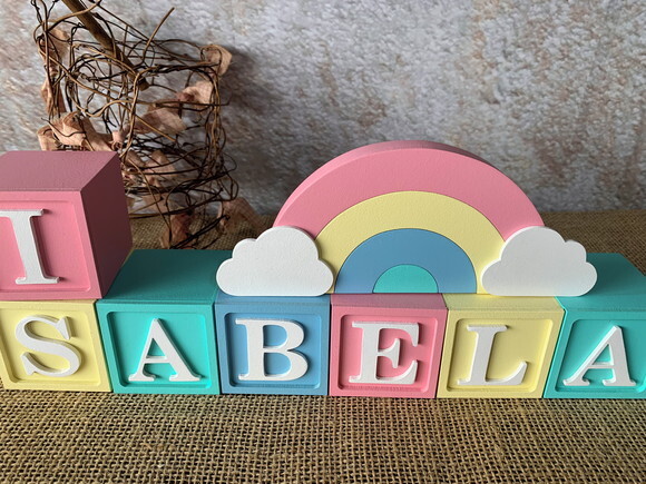 Candy Colors - Cubos 6x6cm Ts + Arco Íris.